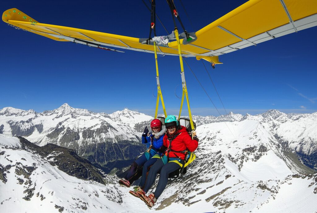 Grindelwald First: Aventura com Zipline e Glider nos Alpes Suíços