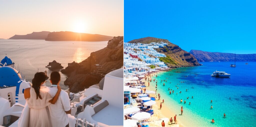 Santorini ou Mykonos? Desvende as Diferenças e Escolha Sua Ilha Grega Perfeita!