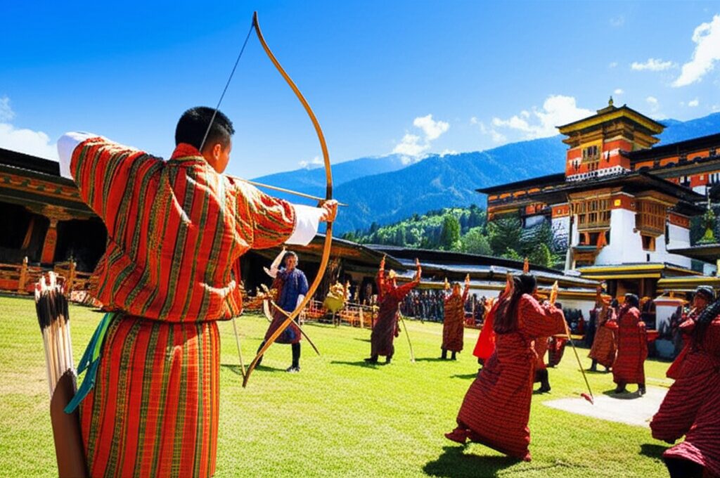 Tiro com Arco no Butão: Esporte Nacional, Tradição e a Cultura Vibrante do Himalaia