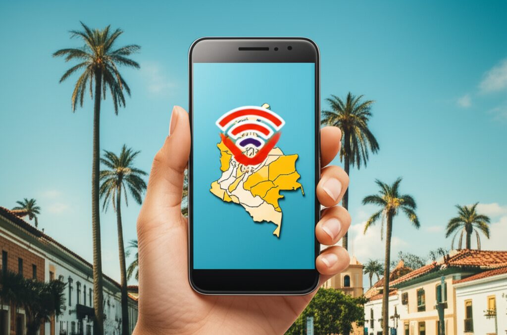 Chip de Viagem para Colômbia: Qual Escolher para Ter Internet no Celular?