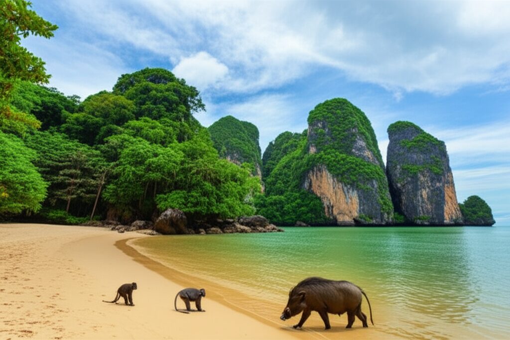 Aventura Inesquecível no Parque Nacional Bako: Natureza Exuberante de Sarawak!
