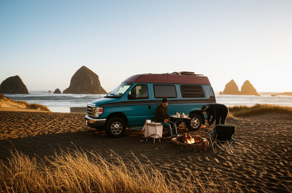 Desvendando a Costa do Oregon de Van: Aventura, Dicas e Tesouros Escondidos