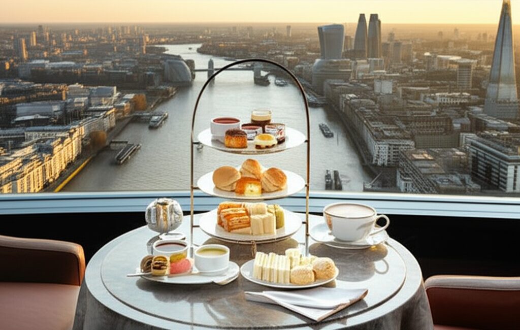 Chá da Tarde no The Shard Londres: Uma Experiência Inesquecível no Shangri-La Ting