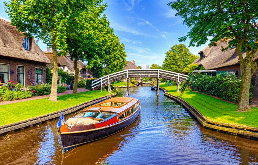 Giethoorn: Guia Definitivo para Explorar a ‘Veneza do Norte’ da Holanda Sem Carros