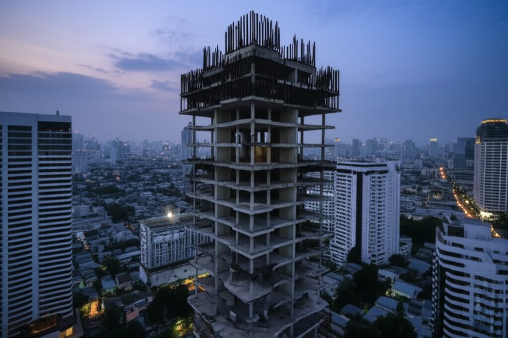 A Revanche na Ghost Tower Bangkok: Jornada ao Edifício Abandonado Mais Famoso da Tailândia