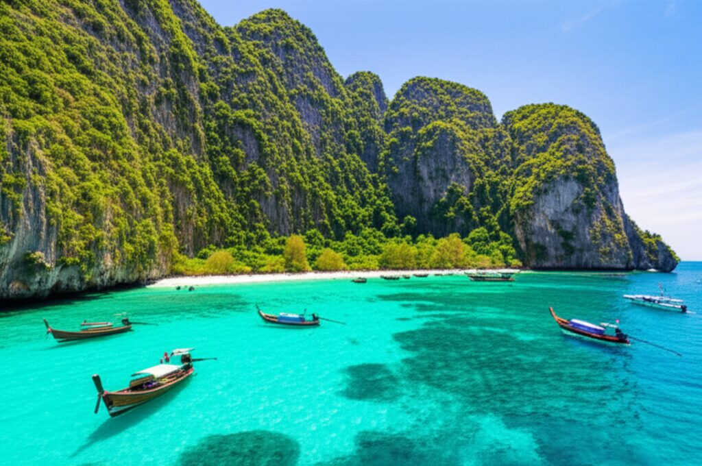 Explorando as Ilhas Phi Phi, Tailândia: Sua Primeira Aventura no Paraíso Asiático!