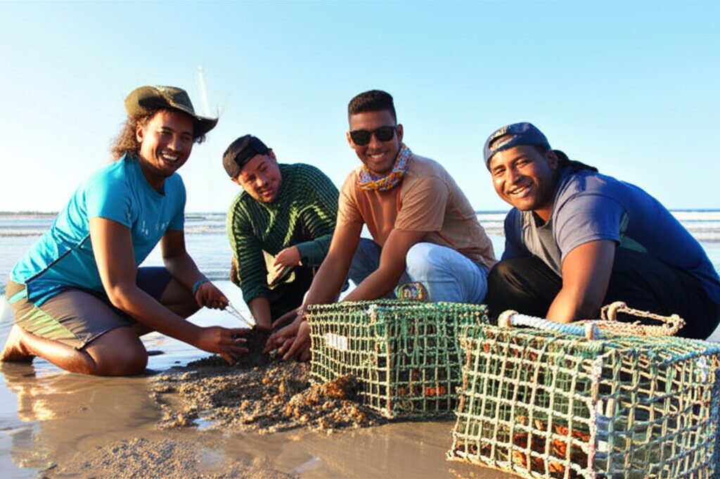 Pesca Artesanal na Praia: A Emoção de Capturar Mariscos e Caranguejos