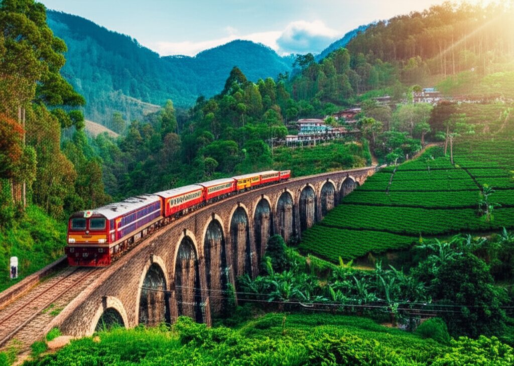 Viagem de Trem no Sri Lanka: Roteiro Épico até a Ponte dos Nove Arcos em Ella